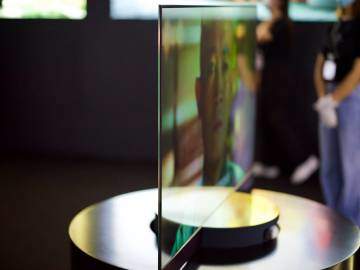 小米透明电视真机实拍图,黑科技爆棚
