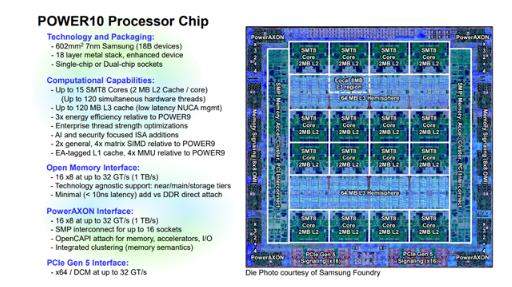 IBM POWER10处理器官宣:首款7nm商用处理器面世!