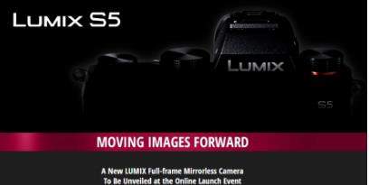 松下LUMIX S5官宣:入门级全幅微单将于9月2日发布