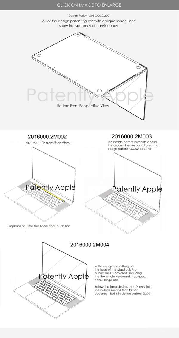 苹果MacBookPro曝光:超窄边框设计有望全面屏