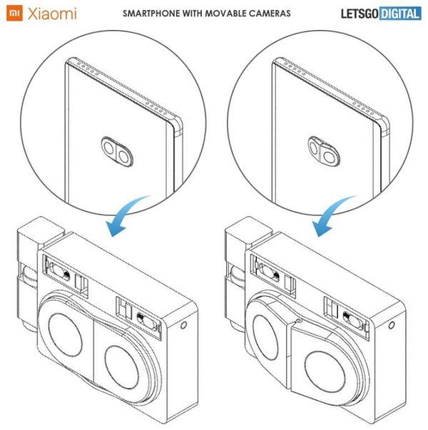 小米新专利曝光:可移动后置摄像头模组!