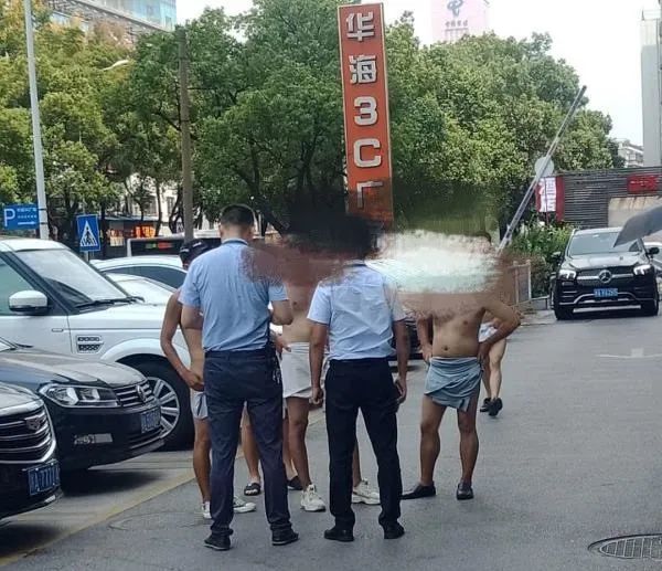 已行政拘留！长沙警方通报5名男子裸奔：比业绩输了按约裸奔