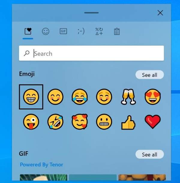 Win10X系统功能曝光:表情符号选取器/新触摸键盘/语音输入