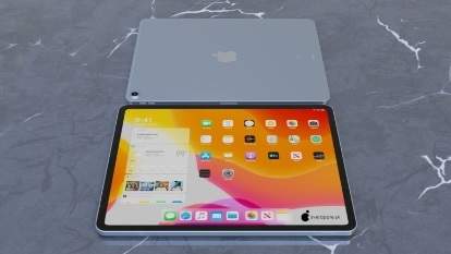 iPad Air 4全方位渲染图曝光,边框更窄颜值超高