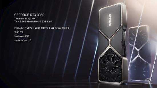 RTX3080对比2080ti跑分曝光,英伟达这次没吹牛