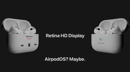 AirPods Pro 2概念图曝光,Retina HD屏幕或是最大亮点