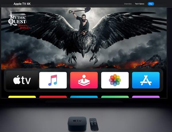 苹果新品Apple TV 4K已上线:搭载A10X处理器