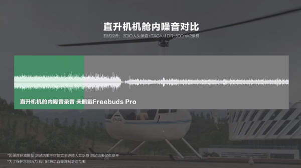 华为Freebuds Pro降噪效果测试:直升机噪音下也能听见声音!