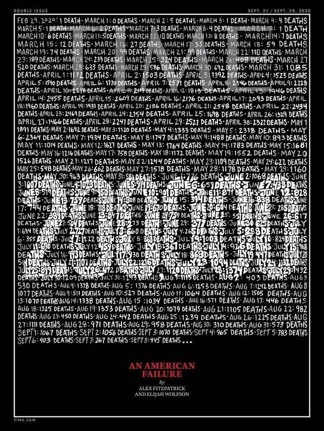 《时代》周刊白宫“沦陷”新冠病毒的震撼封面刷屏说明了什么？