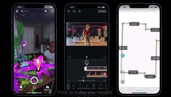第一款使用iPhone12激光雷达技术的应用诞生,AR体验升级