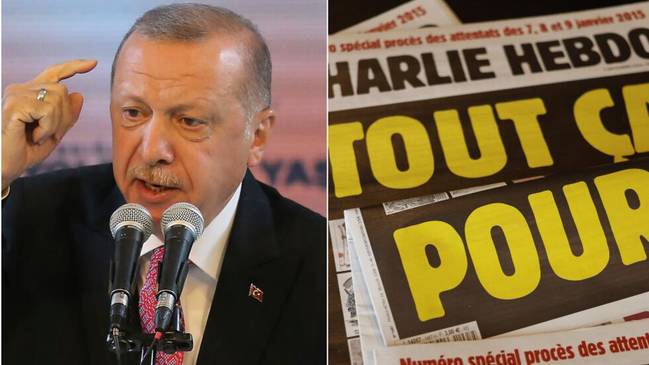 《查理周刊》刊登讽刺埃尔多安“低俗漫画”，土耳其真怒了！