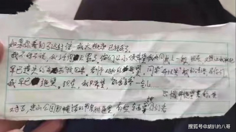 青少年心理健康应重视 小学生留字条后跳楼:活得太累