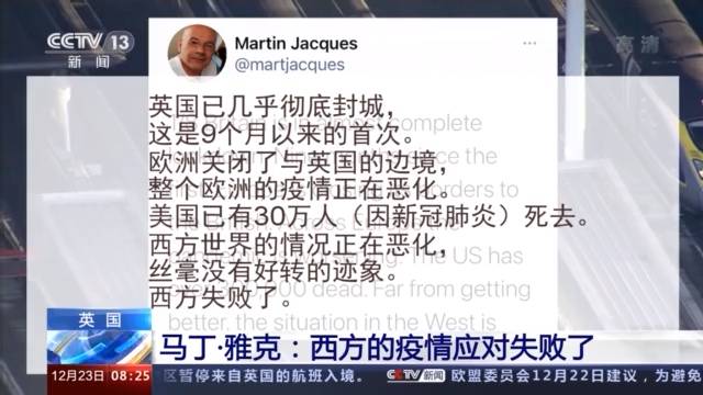 英国学者马丁·雅克：西方的疫情应对失败了