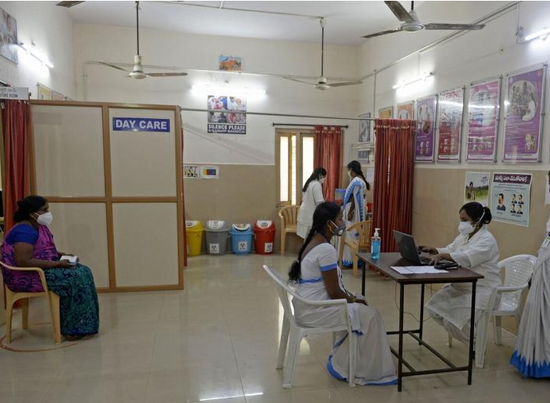 印度在全国范围内进行新冠疫苗接种演习。（图源：法新社）