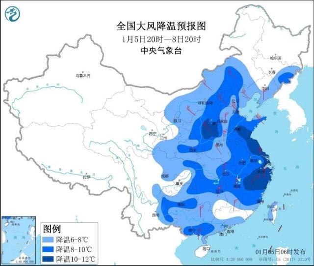 颤抖吧！2021首个寒潮预警来袭新 北京或挑战21世纪最低气温纪录