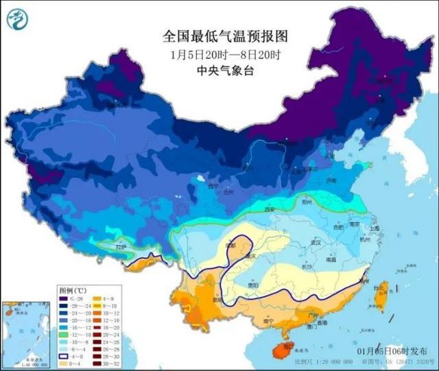 颤抖吧！2021首个寒潮预警来袭新 北京或挑战21世纪最低气温纪录