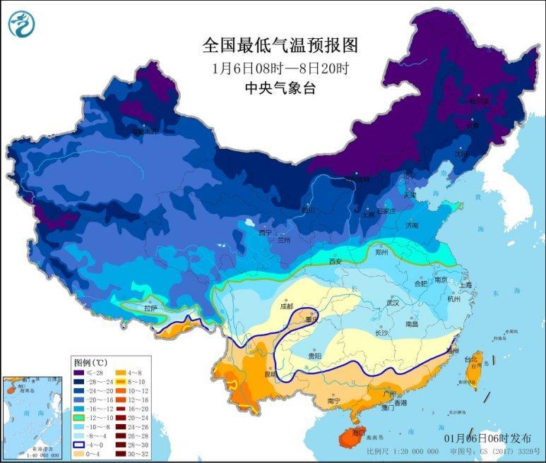 防御指南！“冻冻冻”寒潮来袭多地气温大跳水 