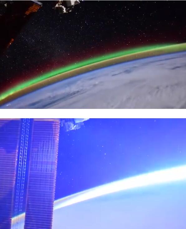 美翻了!俄宇航员太空拍下北极光 极光是怎样出现的？