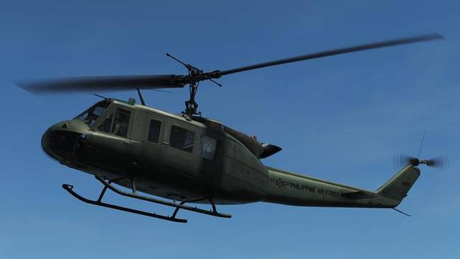 △菲律宾UH-H1型直升机资料图