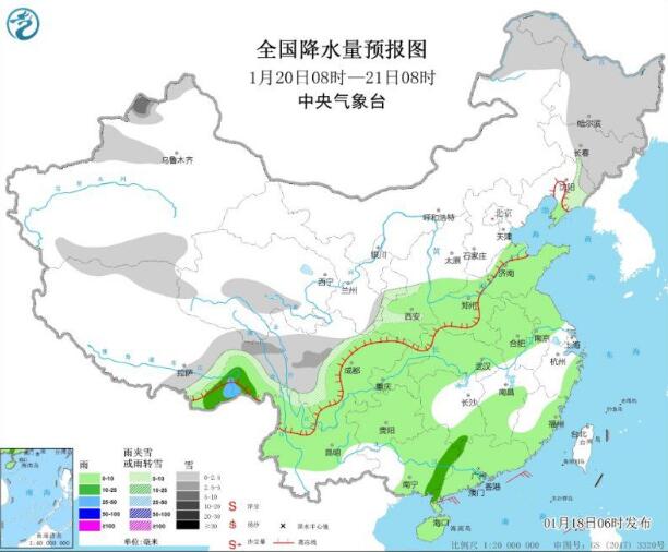 【最新】黄淮及其以南地区将有弱降水天气 青藏高原东部有雨雪