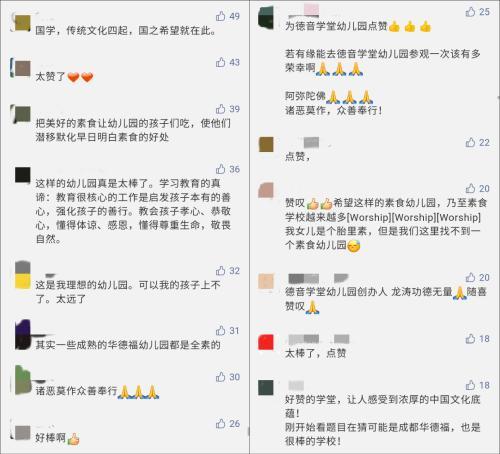 成都一幼儿园给孩子吃素 网友怒了 具体啥情况