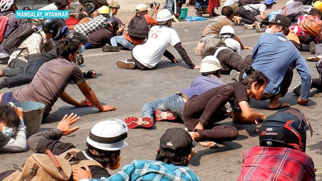 联合国缅甸特使：缅甸示威昨日38人死亡，军警使用冲锋枪