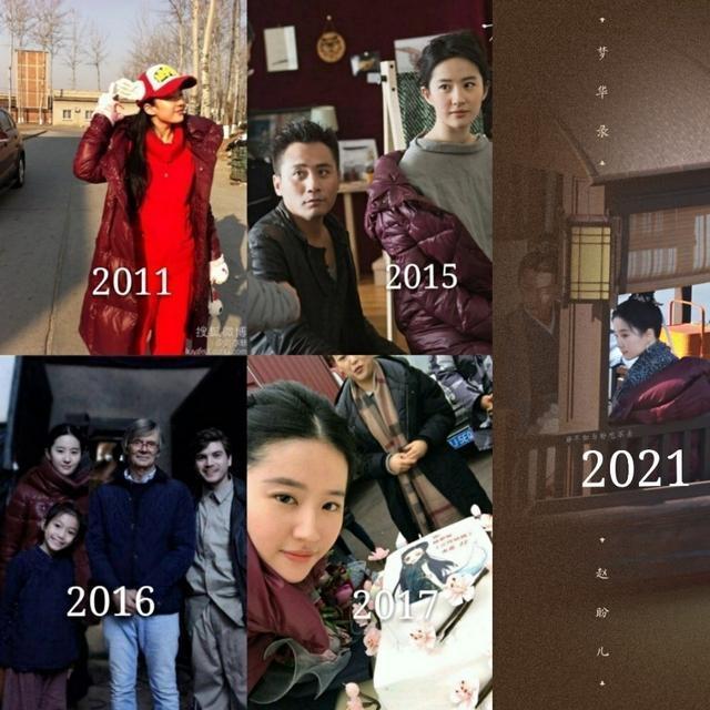 勤俭持家！刘亦菲拍戏的椅子用了18年，还有用了10年的羽绒服及9年的围巾