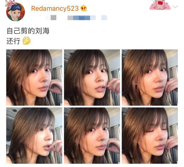 杜淳娇妻晒六宫格自拍美照 年轻了十岁一样，少女感满满