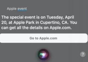 秘密曝光！Siri透露苹果发布会日期，AirTags追踪器或发布