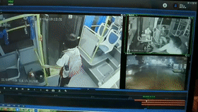 广东惠州一公交公司回应女生被夹遭拖行，对司机进行停职处理