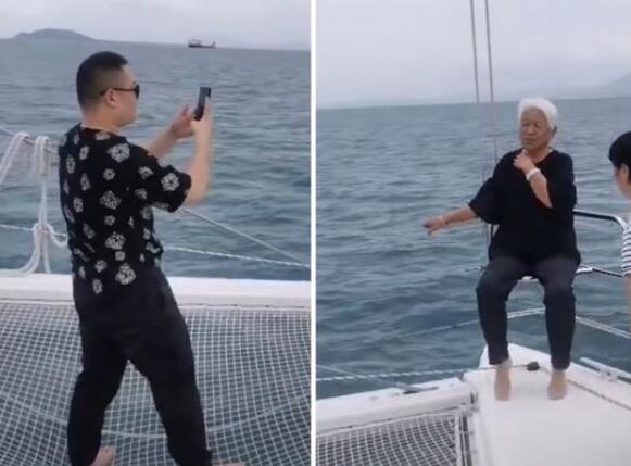 苦尽甘来!岳云鹏带全家坐游艇,母亲白发苍苍老婆依偎身旁【图】