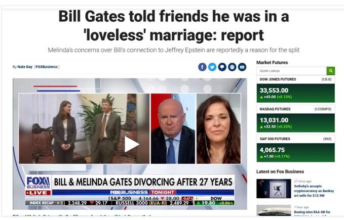 盖茨称自己的婚姻没有爱情，27年婚姻遭如此评价，真相究竟是什么？
