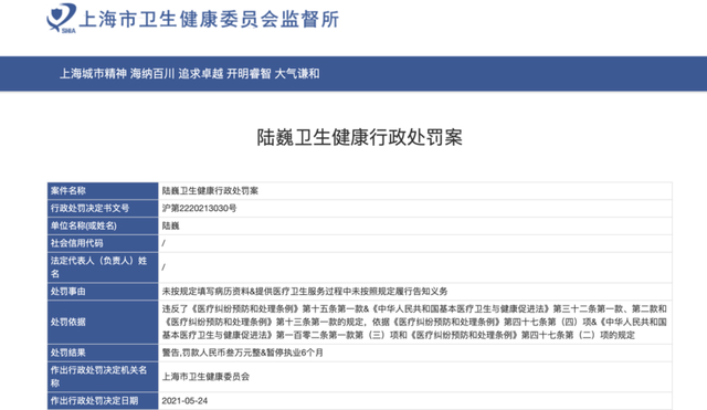 “肿瘤治疗乱象”涉事医生被处罚 导致患者花费翻10倍