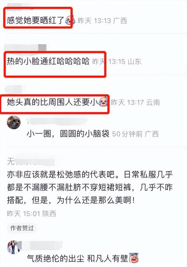 网友偶遇刘亦菲逛环球影城 小脸被晒通红十分可爱