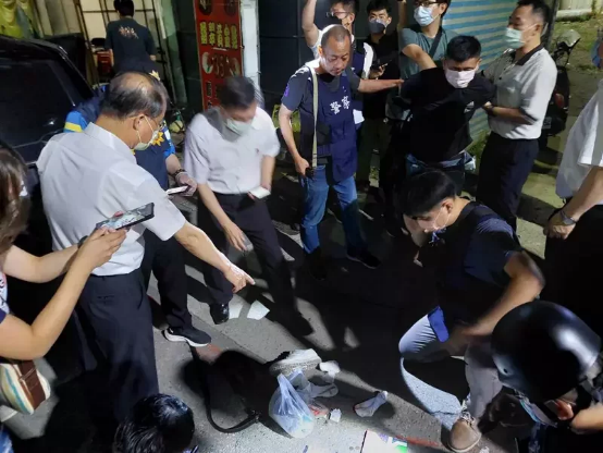 台南杀警案犯罪嫌疑人林信吾23日在新竹市落网(图片来源:台湾《联合报》)
