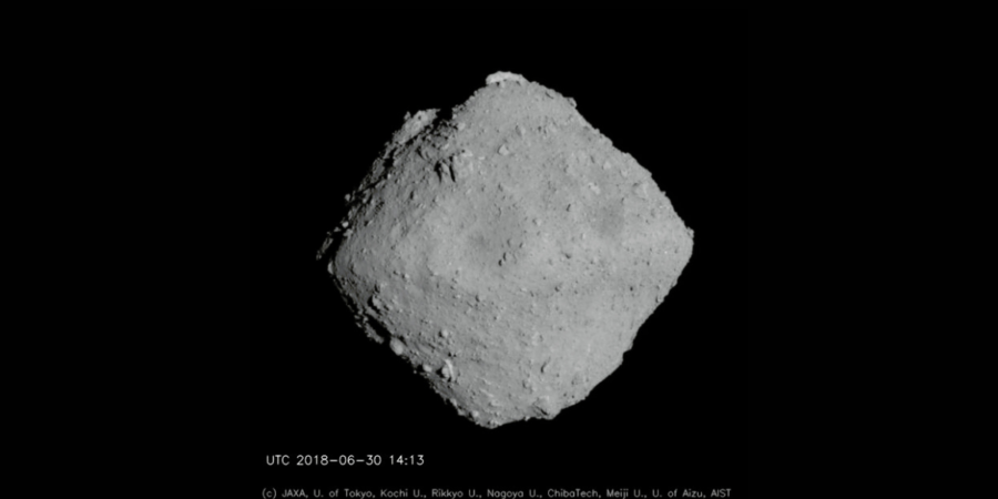 “龙宫”小行星 图自日本宇宙航空研究开发机构（JAXA）
