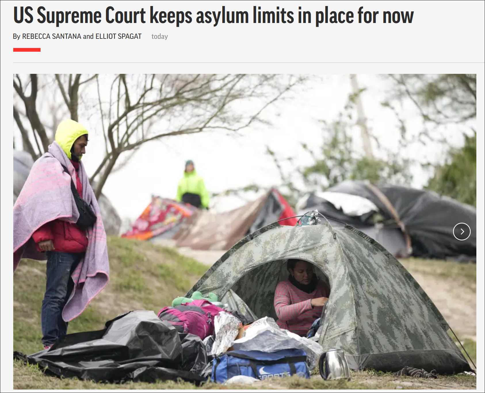 美联社报道：最高法裁定暂时维持移民限制令