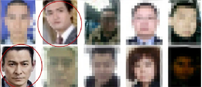 “新疆受害者数据库”发布的所谓“新疆警察名单”配图中有刘德华、周润发的照片