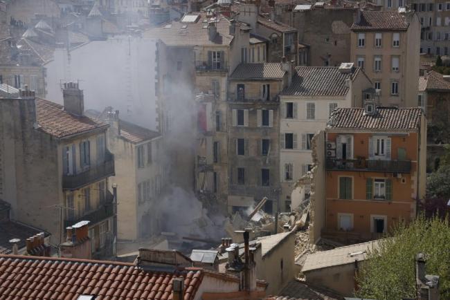 法国马赛倒塌建筑物内曾发生爆炸