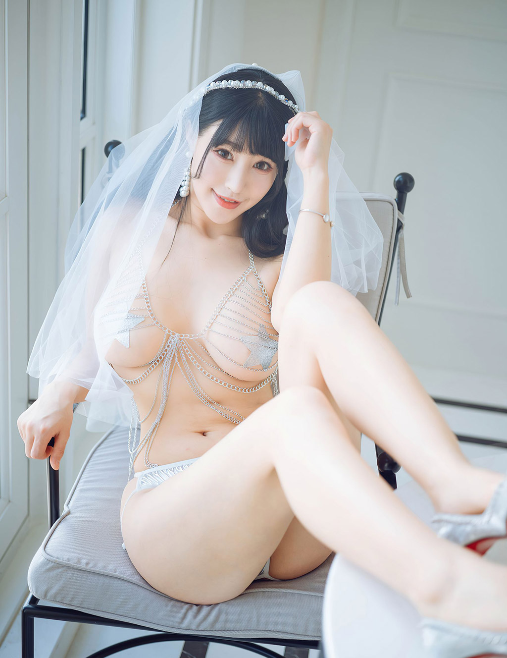 朱可儿Flower轻纱弥漫婀娜姿态美丽性感