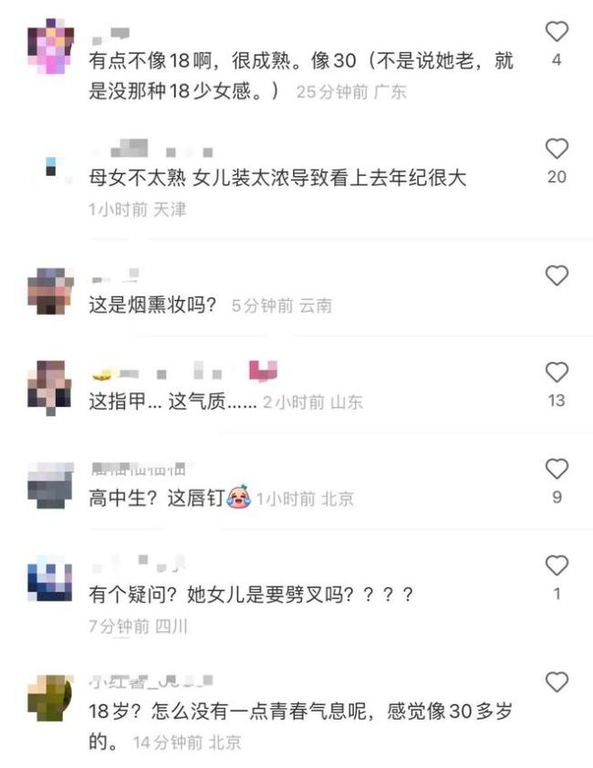 毛阿敏参加爱女成人礼 学霸女儿打扮前卫打仨唇钉