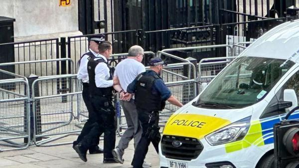 伦敦突发！唐宁街大门遭汽车冲撞，一男子被捕 警方：未被视为与恐怖活动有关