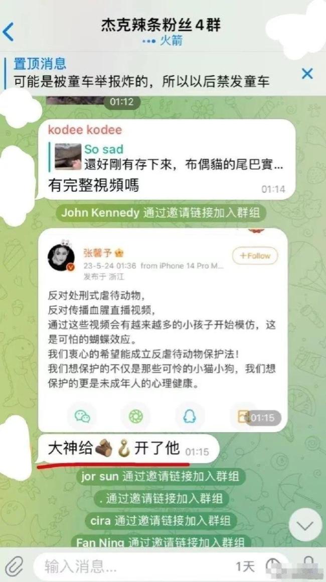 张馨予赵露思等为虐动物事件发声 个人信息被人肉