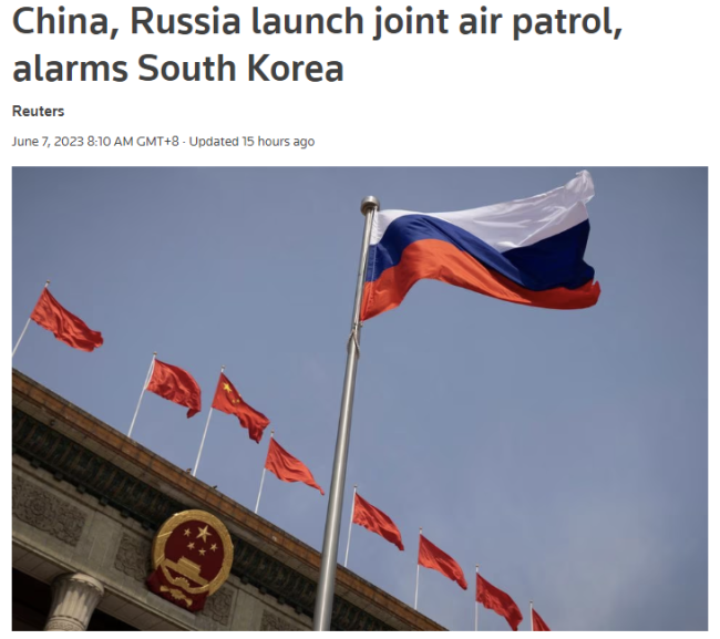 中俄联合空中战略巡航，实现一个新突破！