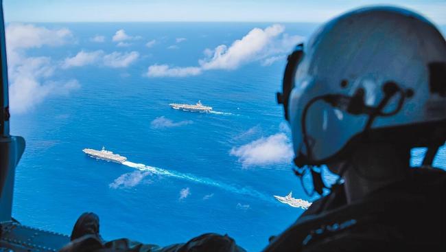美海军演习集结7大舰队，6个航母战斗群，为全球大规模冲突做准备