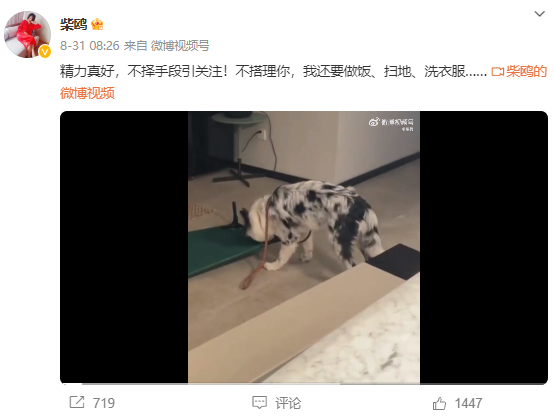 张汉杰妻子发的微博